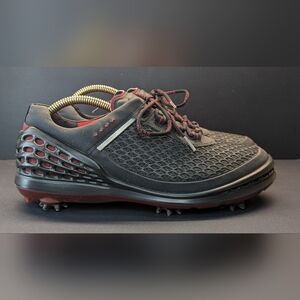 ECCO CAGE EVO HYDROMAX GOLF SHOES BLACK MEN'S US 8.5 EUR 42